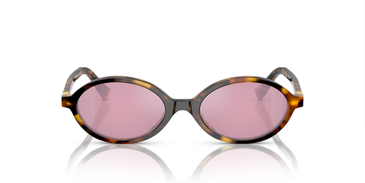 Miu Miu MU 04ZS Luxury Oval Sunglasses