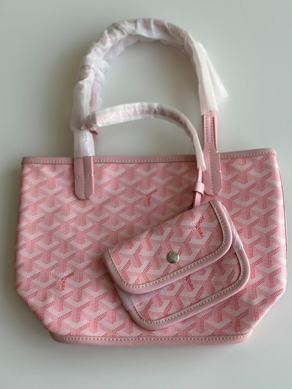 Goyard Goyardine Mini Anjou Bag (Pink)