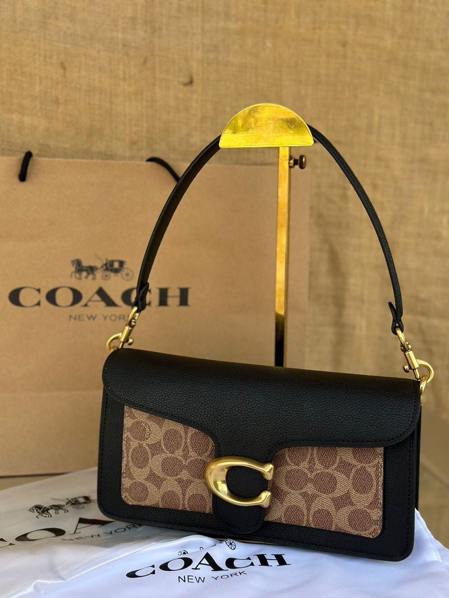 Coach Tabby Shoulder Bag (Walnut Black)