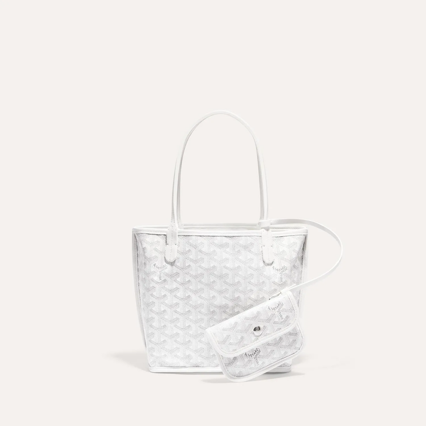 Goyard Goyardine Mini Anjou Bag (White)