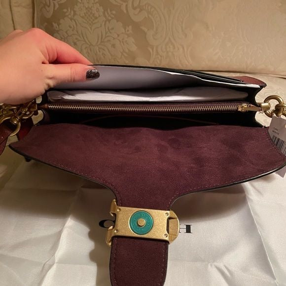 Coach Tabby Shoulder Bag (Maroon)
