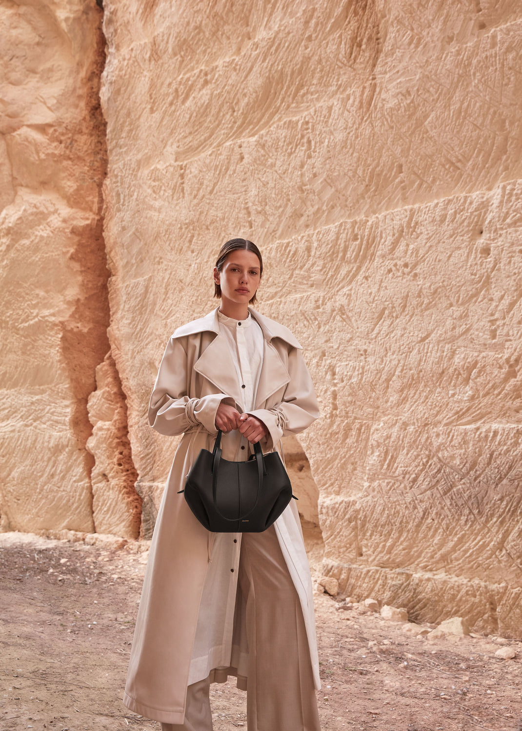 Polène Cyme Mini Tote Bag