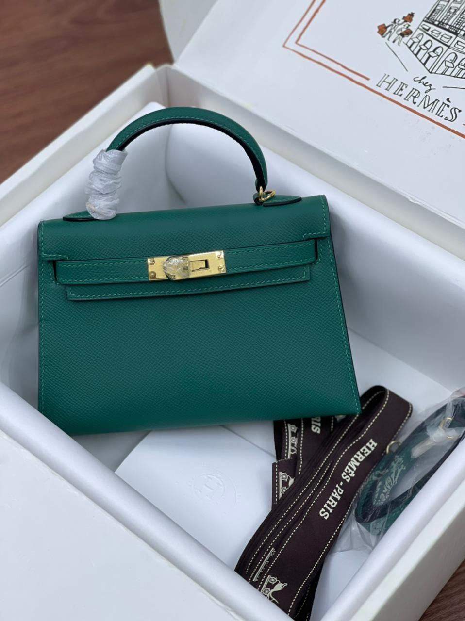 Hermes Kelly 20 Mini (Green)