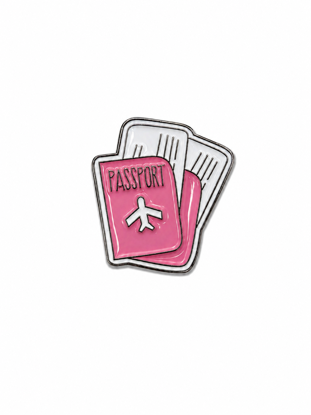 Passport Metal Phone Sticker