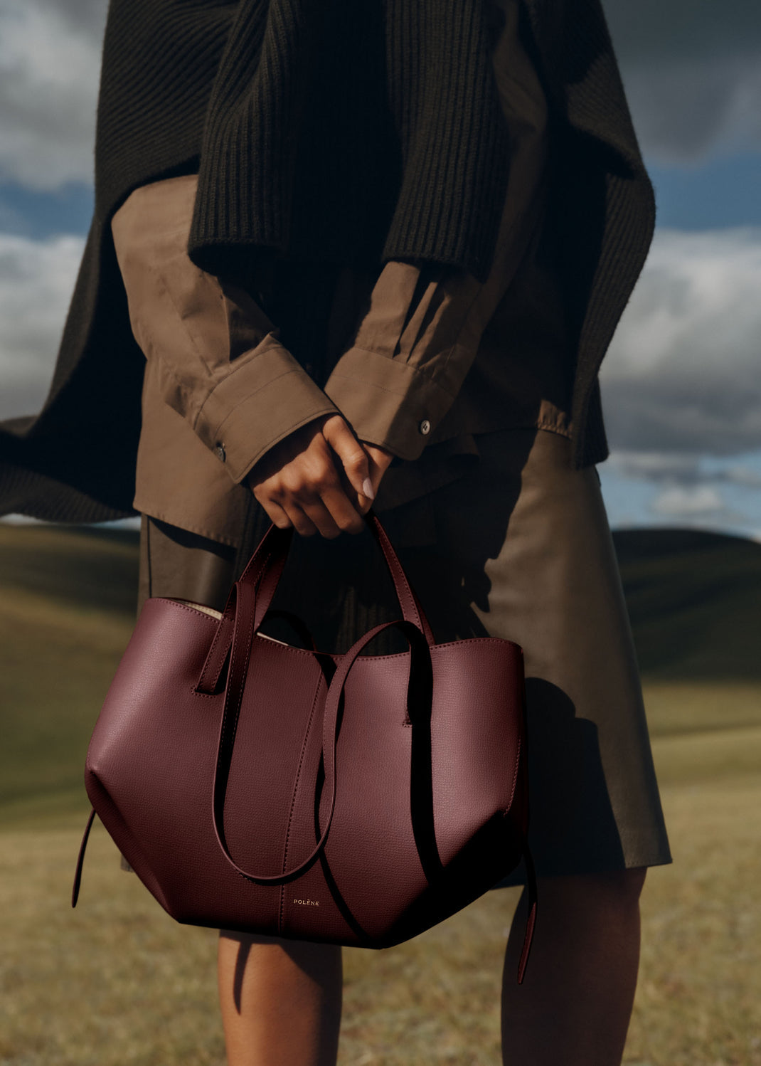 Polène Cyme Mini Tote Bag