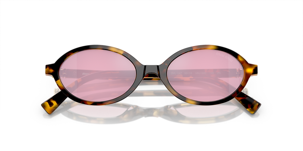 Miu Miu MU 04ZS Luxury Oval Sunglasses
