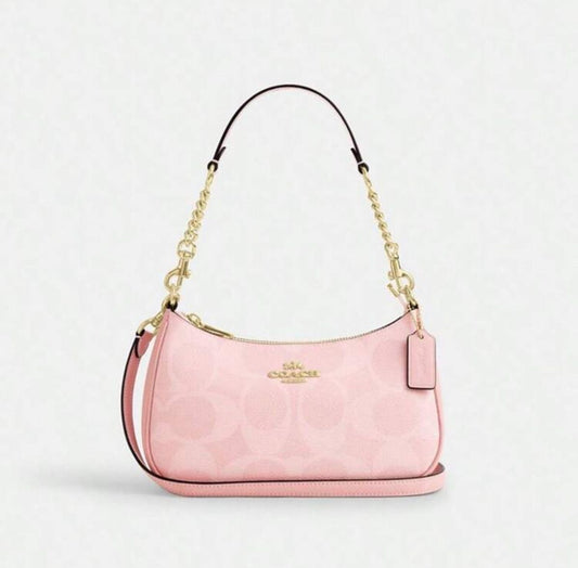 Coach Teri Shoulder Bag High Quality (Pink)