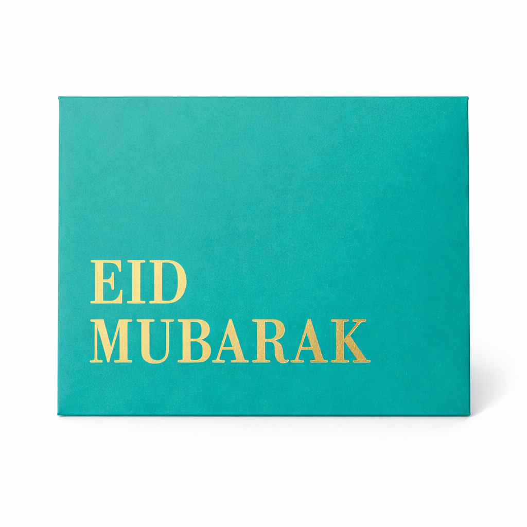 Modern Eid Mubarak Gold Foil Envelope - Pack of 10