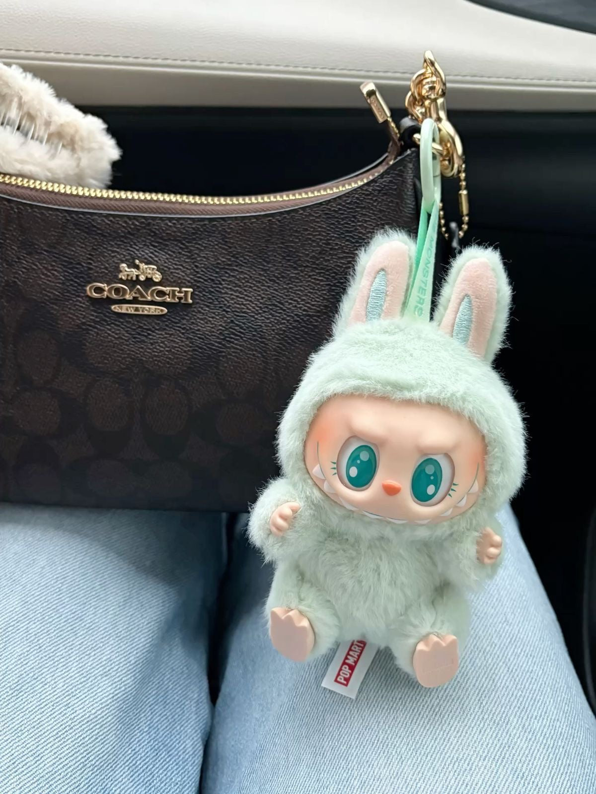 Have a Seat Labubu Charm (Ququ)