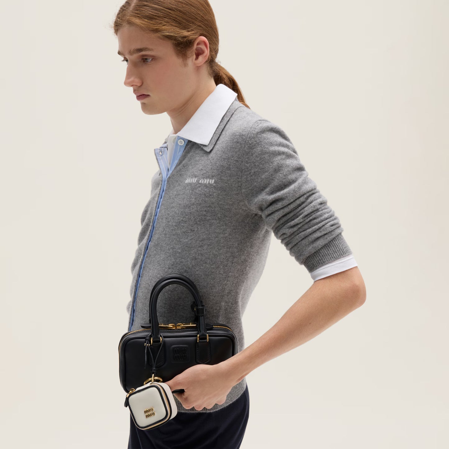 Miu Miu Arcadie Leather Mini Bag