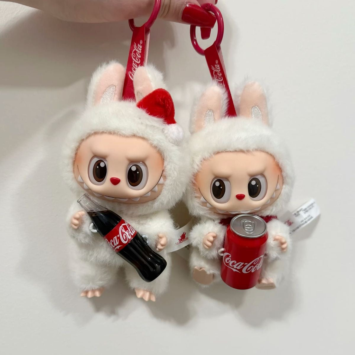 Labubu Keychain Charm (Coca Cola)
