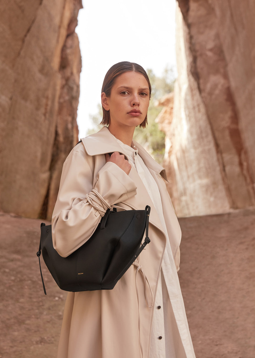Polène Cyme Mini Tote Bag