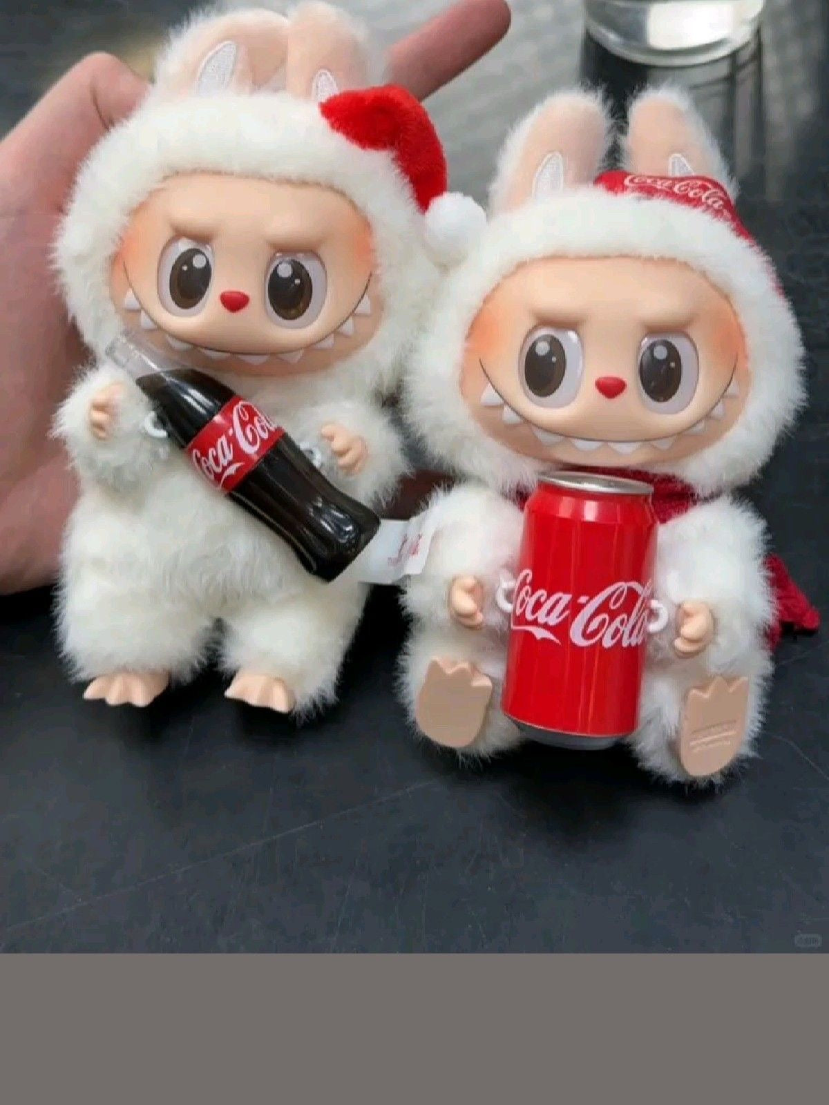 Labubu Keychain Charm (Coca Cola)