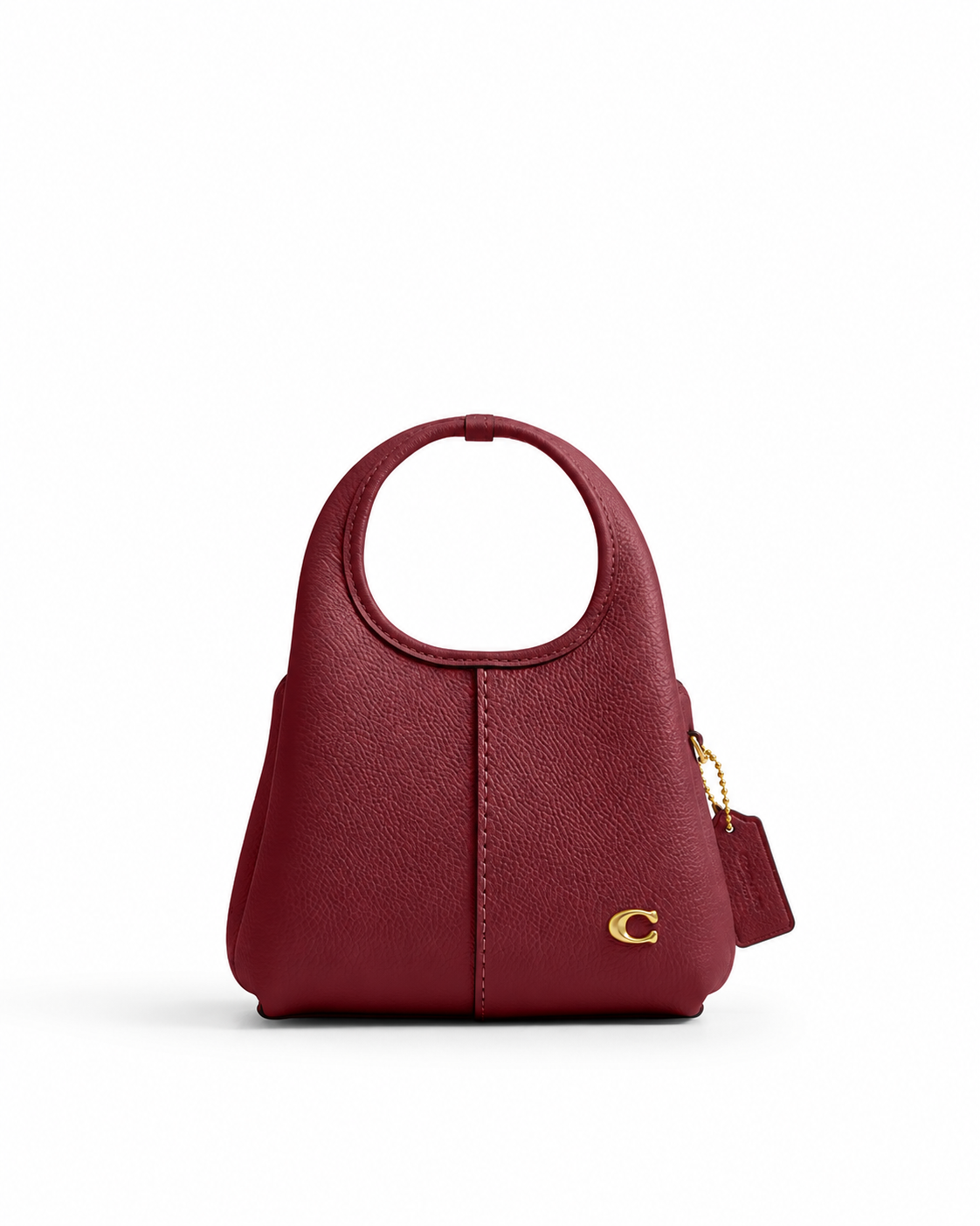 COACH Lana Shoulder Bag 19 - Brass/Deep Burgundy