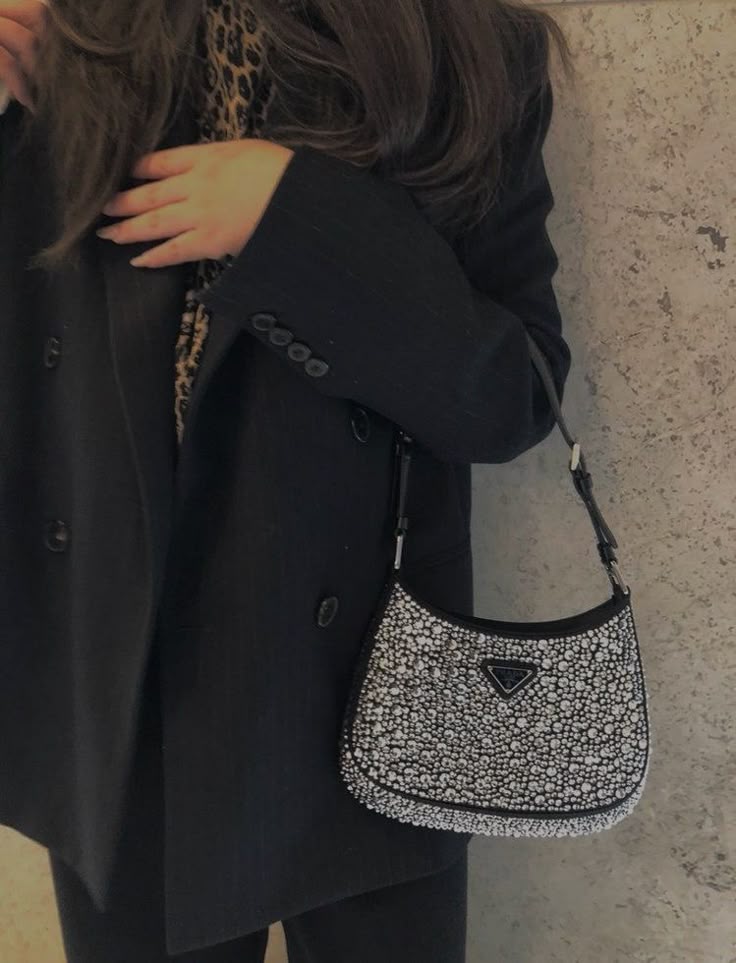 Prada rhinestone bag ( dupe )