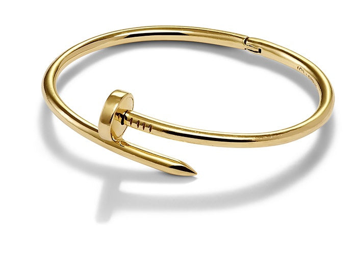 Cartier Nail Bracelet | Stainless Steel | 18K Gold Plated