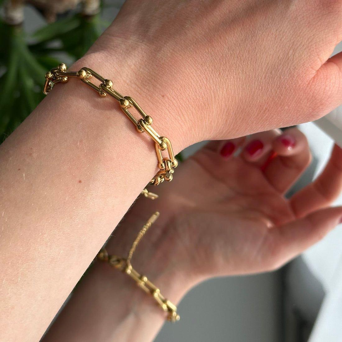 Love Lock Bracelet | Stainless Steel | 18K Gold Plated