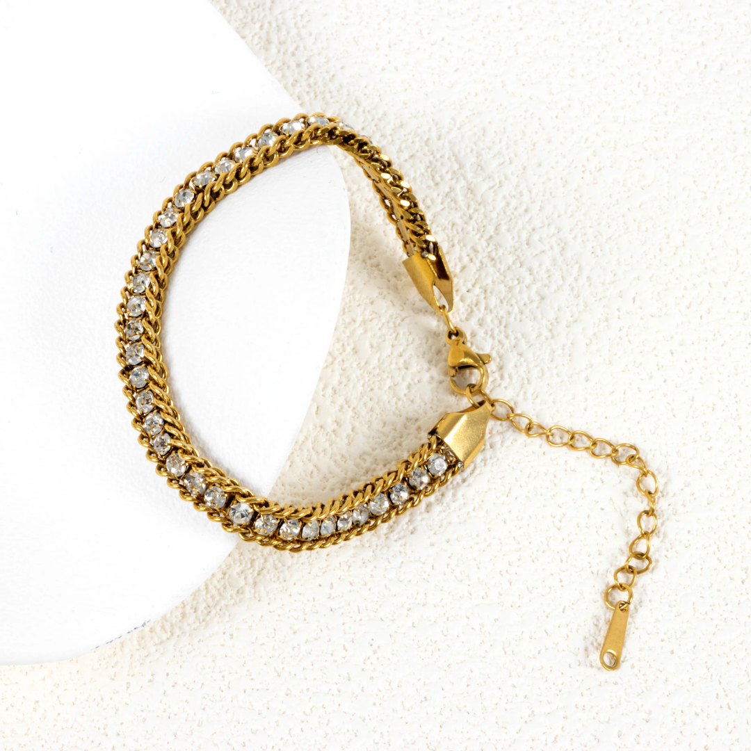 Dust Bracelet | Stainless Steel | 18K Gold Plated