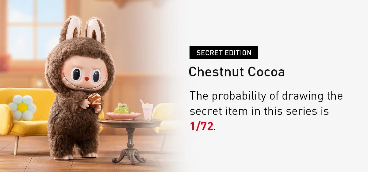 Labubu Keychain Charm ( Chestnut Cocoa ) SECRET EDITION