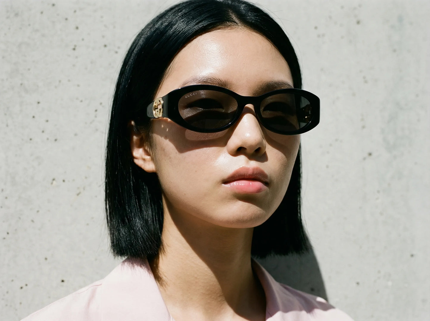 Gucci Oval Frame Sunglasses