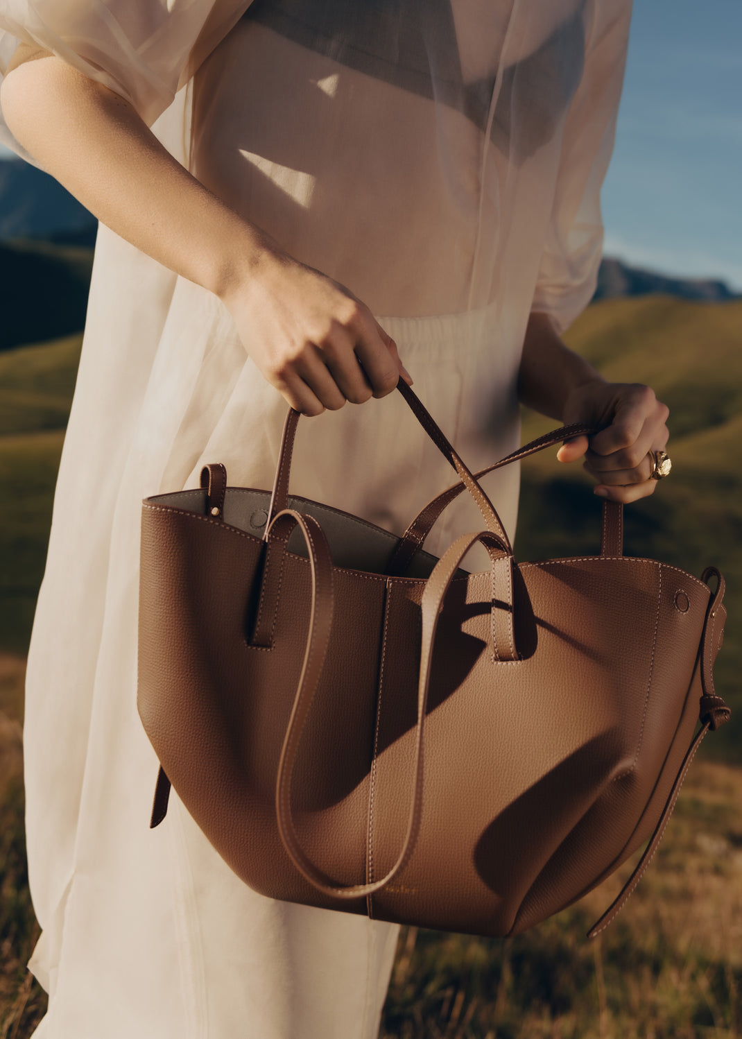 Polène Cyme Mini Tote Bag