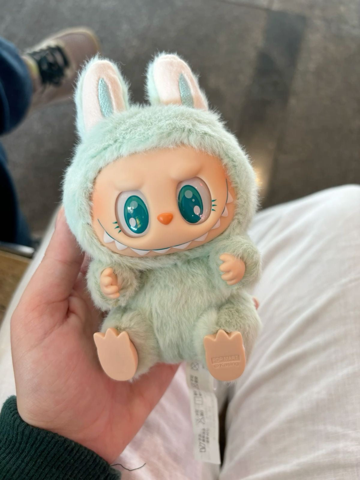 Have a Seat Labubu Charm (Ququ)