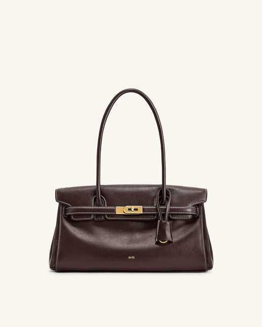 JW PEI Yara Shoulder Bag - Dark Brown