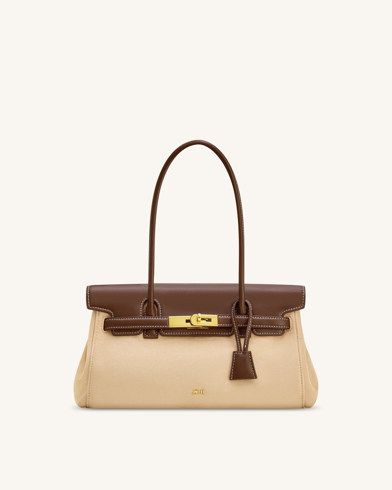 JW PEI Yara Shoulder Bag - Beige And Brown