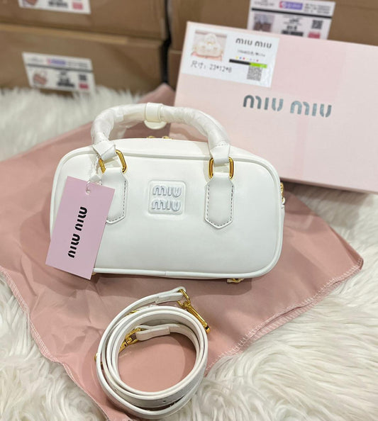 Miu Miu Arcadie Leather Mini Bag