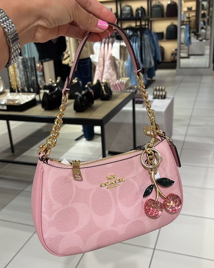 Coach Teri Shoulder Bag High Quality (Pink)