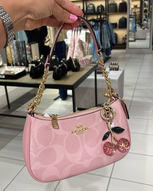 Coach Teri Shoulder Bag High Quality (Pink)