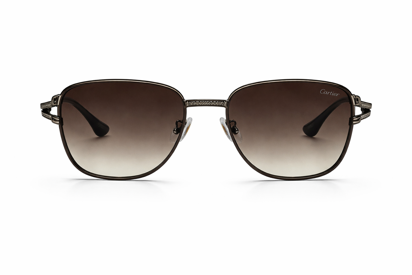 Cartier Elite Square Metal Sunglasses - Men’s