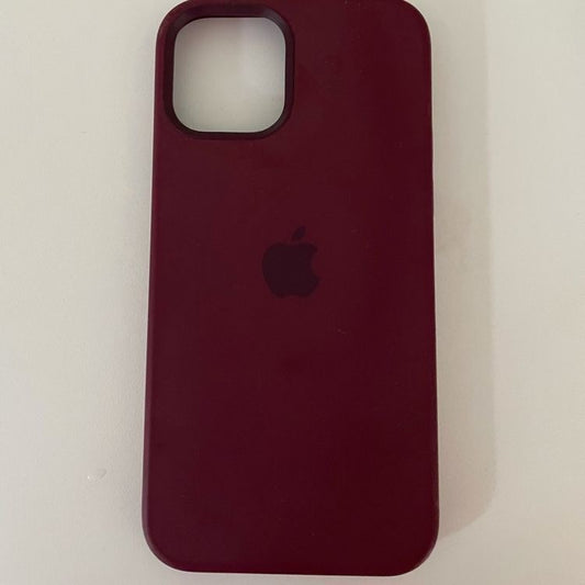 iPhone Silicone Case (Maroon)