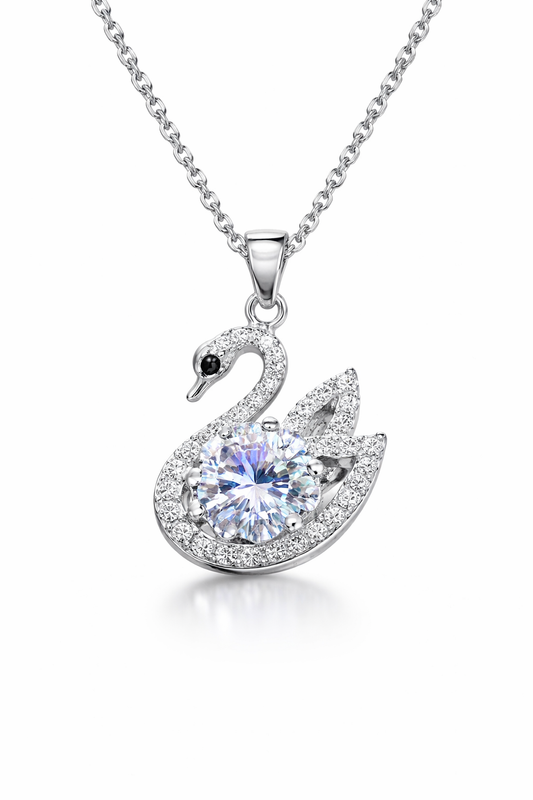 Moonlight Swan Necklace