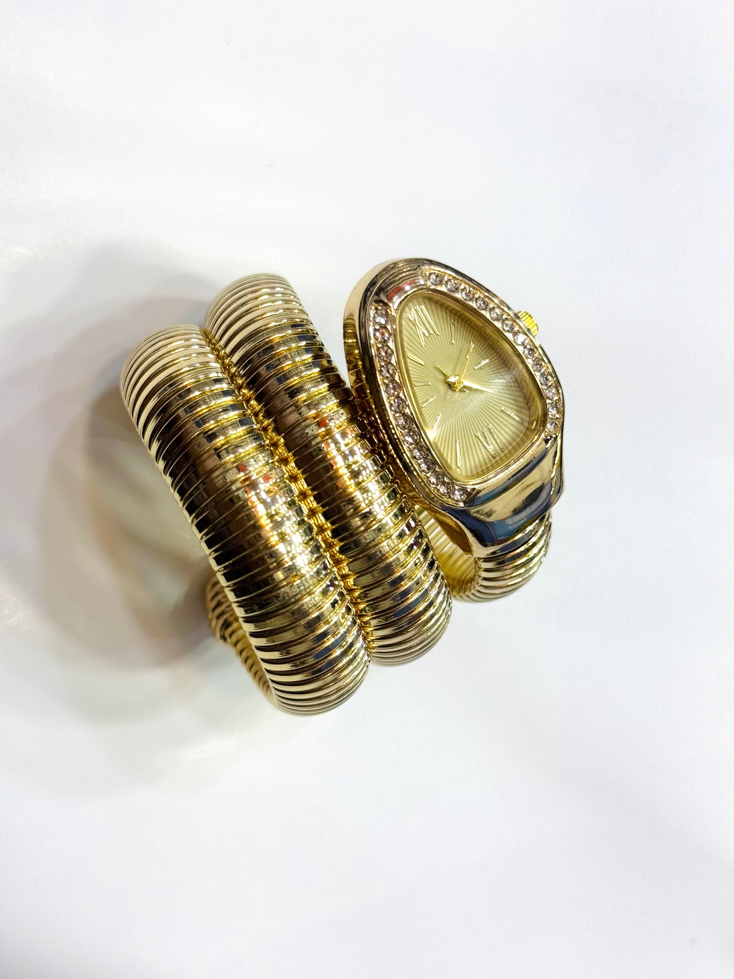 Bvlgari Replica Snake Watch - Golden