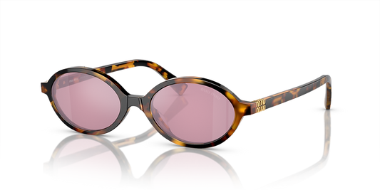 Miu Miu MU 04ZS Luxury Oval Sunglasses
