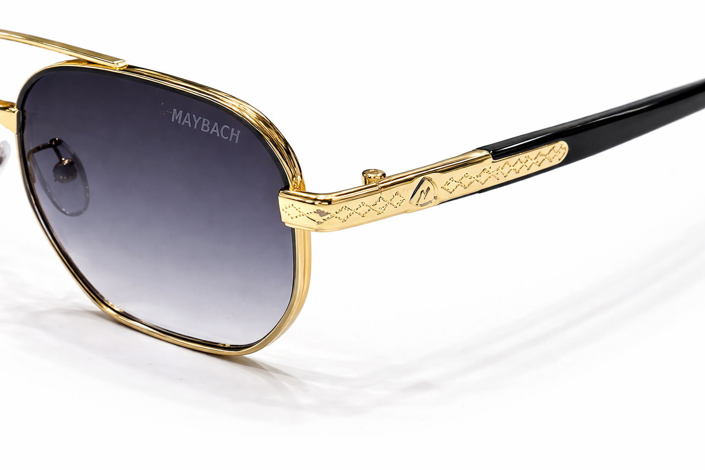 Maybach Sovereign Gold Octagon Sunglasses
