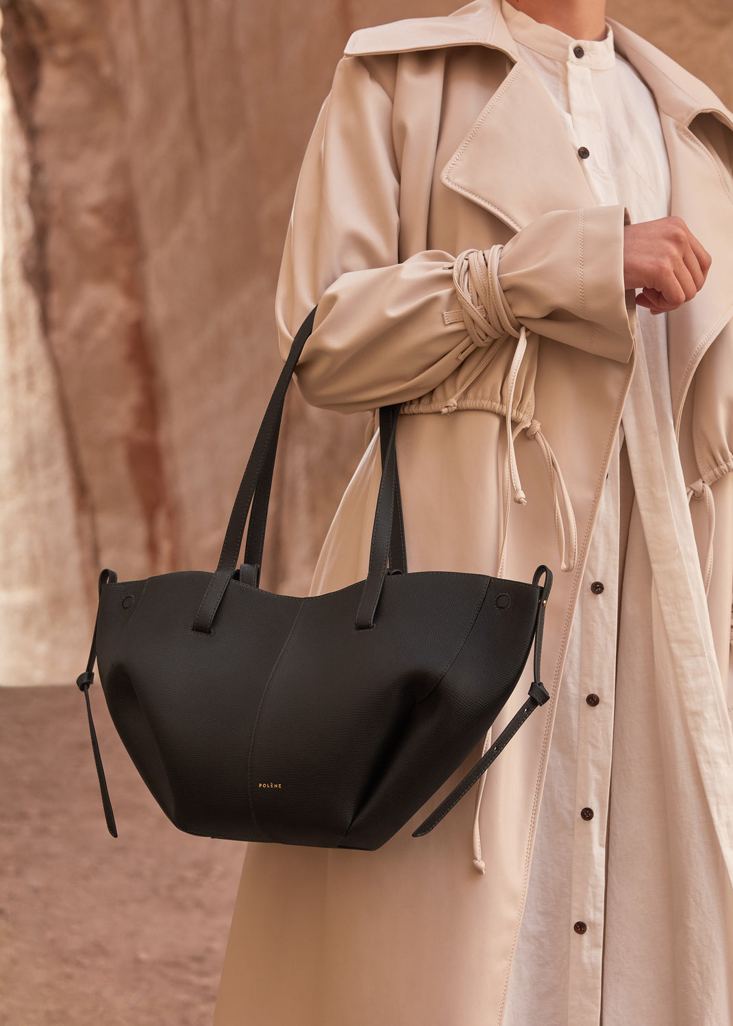 Polène Cyme Mini Tote Bag