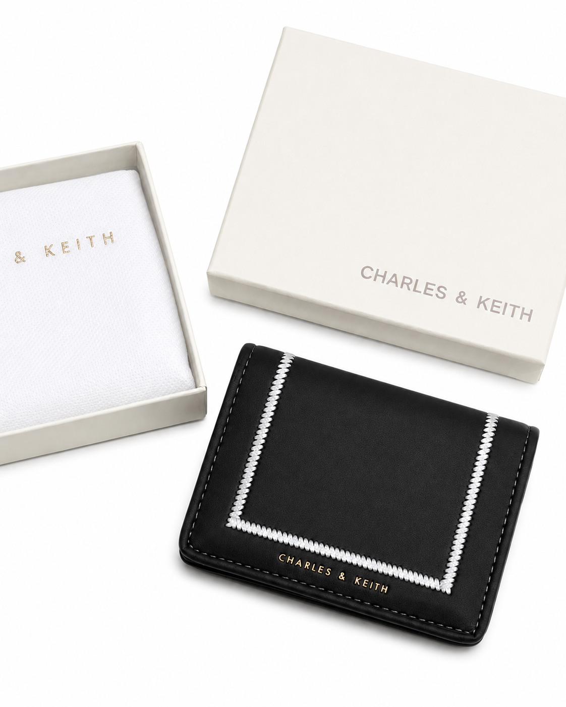 Charles & Keith - 
Astra Contrast Trim Wallet