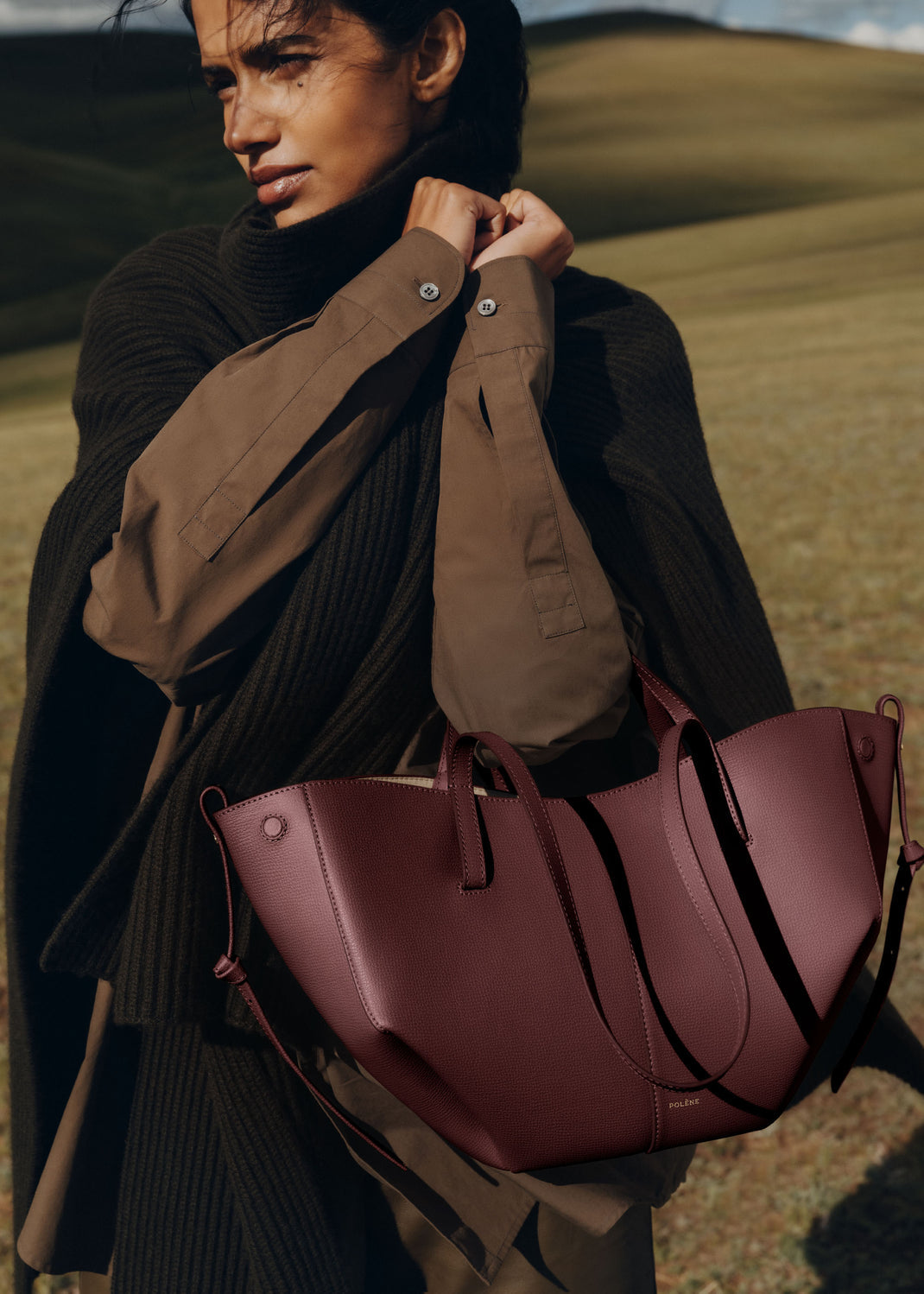 Polène Cyme Mini Tote Bag