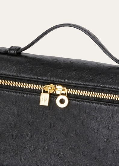 Loro Piana Extra Pocket L19 Ostrich Leather Bag