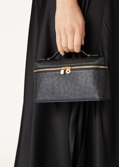 Loro Piana Extra Pocket L19 Ostrich Leather Bag