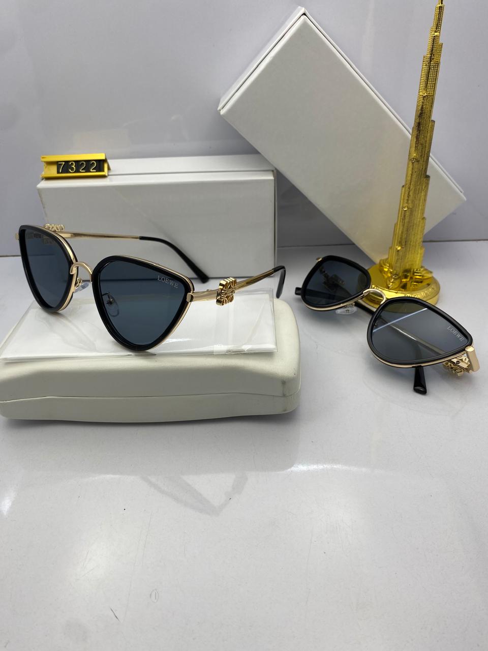 LOEWE Anagram Hexagonal Sunglasses