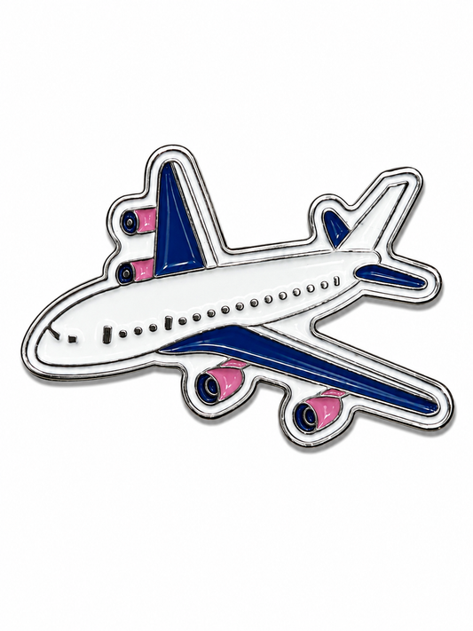 Airplane Metal Phone Sticker