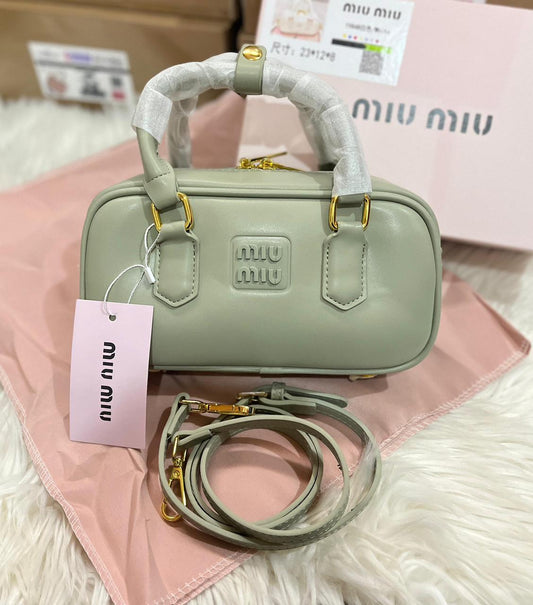 Miu Miu Arcadie Leather Mini Bag