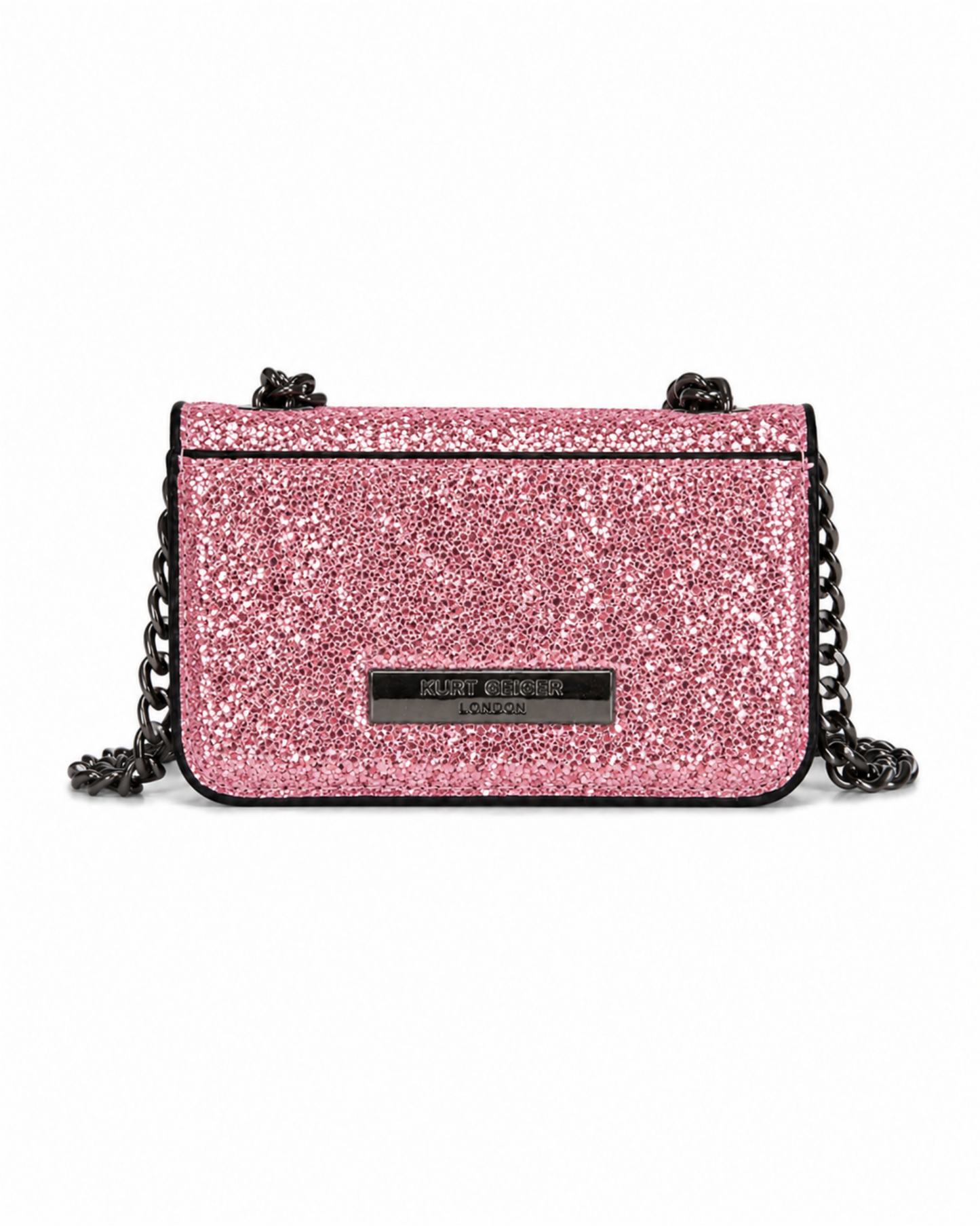 KURT GEIGER LONDON – Micro Kensington Bag (Rose Pink Glitter)