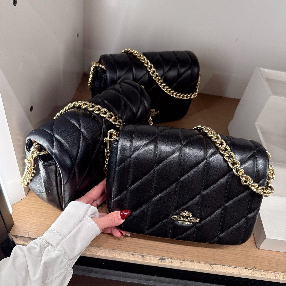 Coach Quinn Bag With Quilting