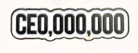 CEO,000,000 Metal Phone Sticker