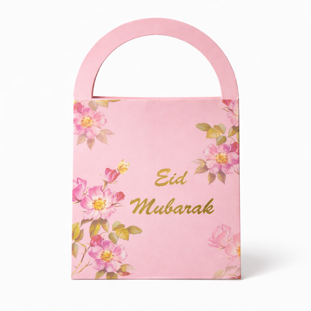 Luxury Floral Handbag Eid Mubarak Envelopes – Pack of 10
