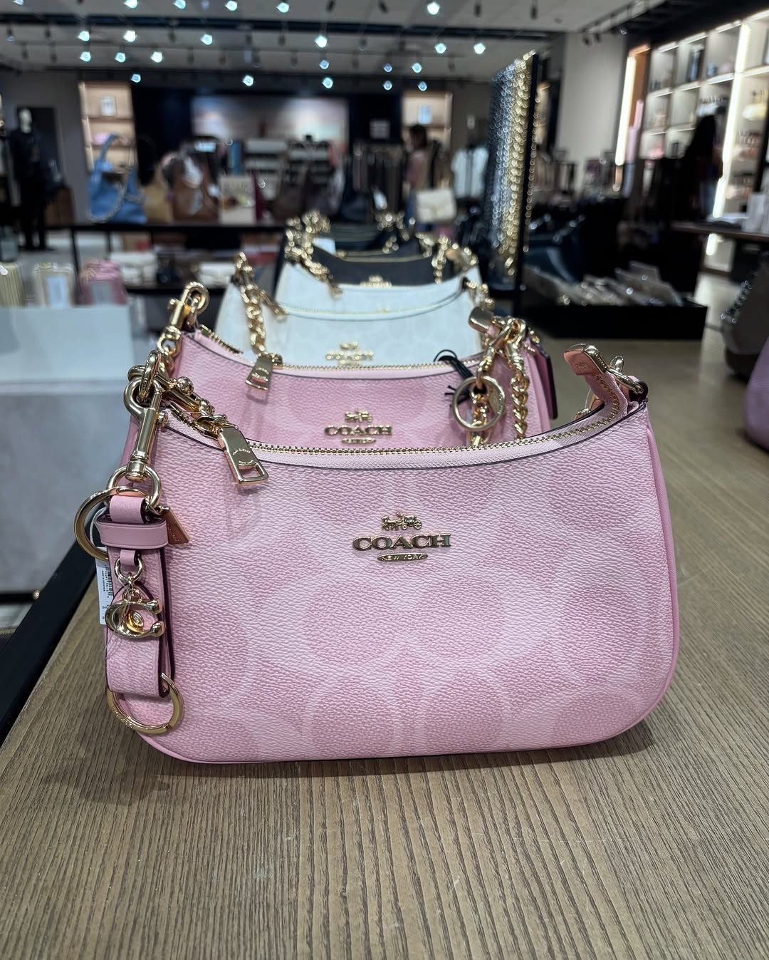 Coach Teri Shoulder Bag High Quality (Pink)